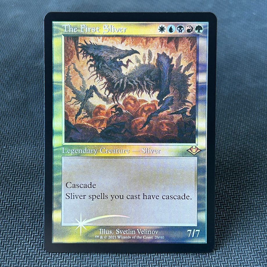 IMG_6563.jpg The First Sliver OLD FRAME Foil MTG Proxy Cards - Image 1