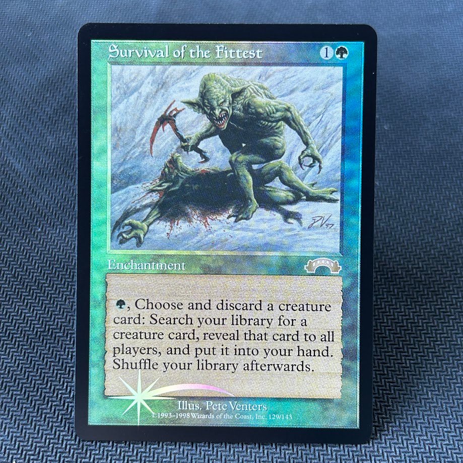 IMG_6566.jpg Survival of the Fittest Judge Foil MTG Proxy Cards - Image 1