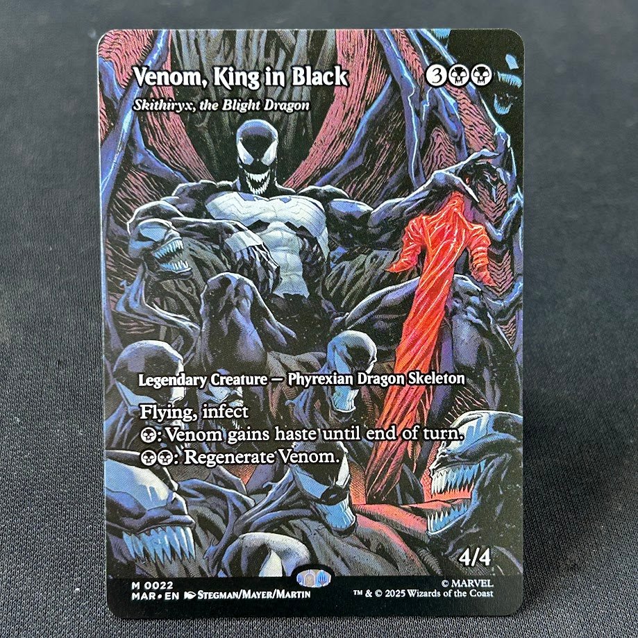 IMG_6685.jpg Venom, King in Black(Skithiryx, the Blight Dragon) MAR 22 MTG Proxy Cards - Image 1