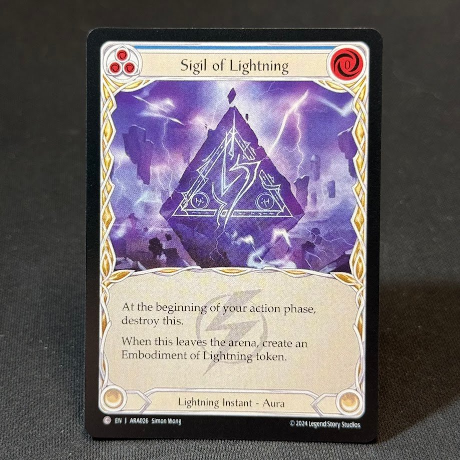IMG_7273.jpg Sigil of Lightning ARA026 FAB Proxy Cards - Image 1
