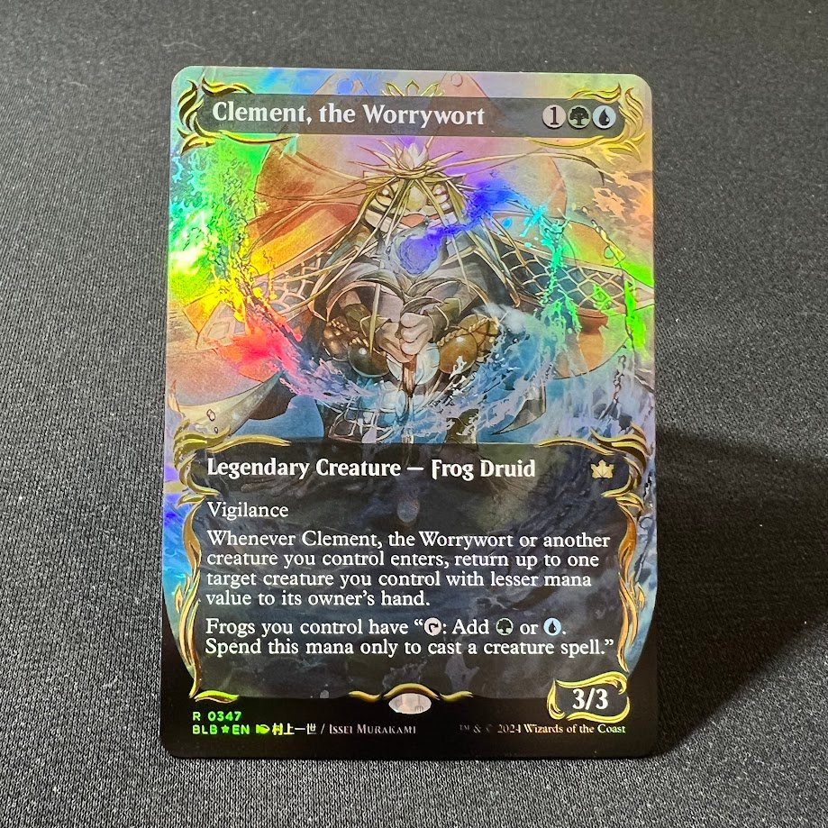 IMG_7517.jpg Clement, the Worrywort #347 (raised foil) Foil MTG Proxy Cards - Image 1