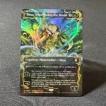 Nissa, Who Shakes the World #96 (raised foil) foil MTG Proxy Cards