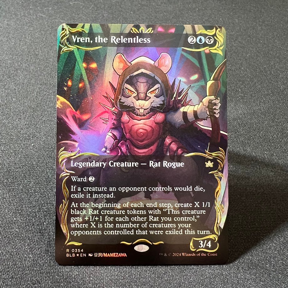 IMG_7539.jpg Vren, the Relentless #354 (raised foil) Foil MTG Proxy Cards - Image 1