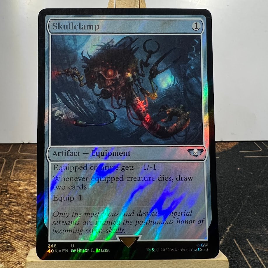 IMG_9130.jpg Skullclamp Foil MTG Proxy Cards - Image 1