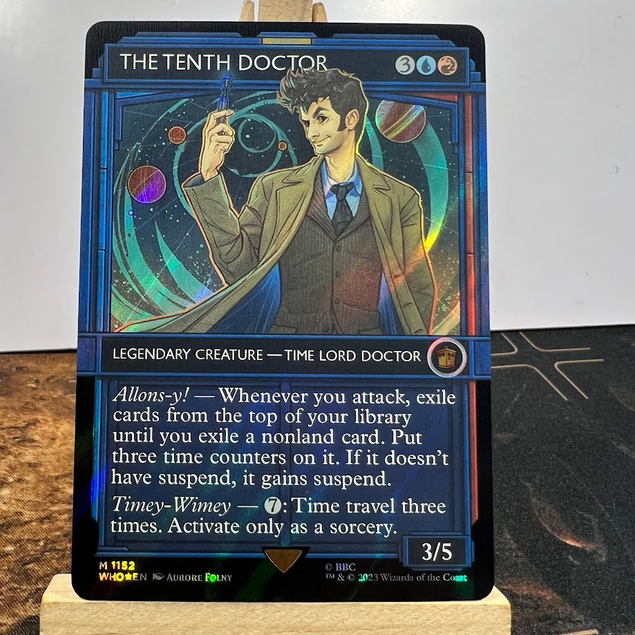 IMG_9142.jpg The Tenth Doctor Foil MTG Proxy Cards - Image 1