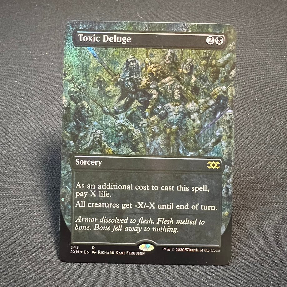 IMG_9220.jpg Toxic Deluge Box Topper 2XM Foil MTG Proxy Cards - Image 1