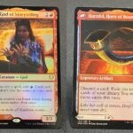 Birgi, God of Storytelling/Harnfel, Horn of Bounty #123 Foil MTG Proxy Cards
