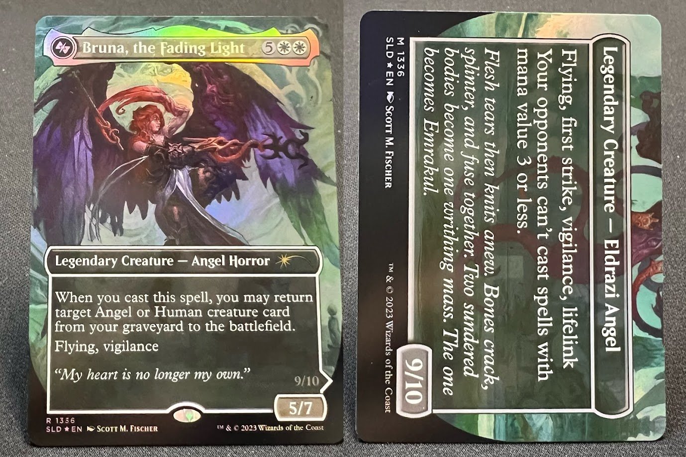 IMG_9347.jpg Bruna, the Fading Light SLD #1336 Foil MTG Proxy Cards - Image 1