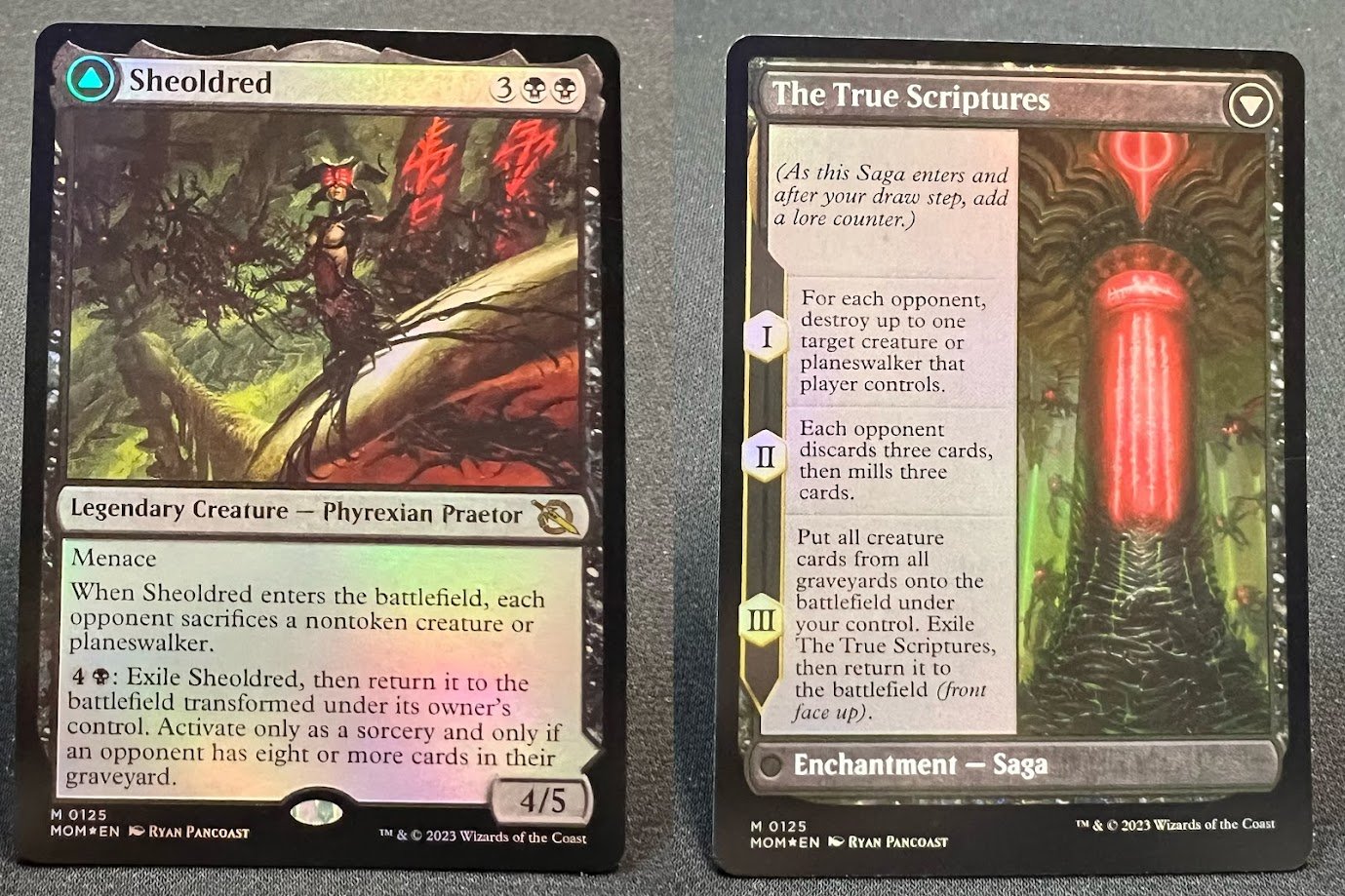 IMG_9366.jpg Sheoldred #125 regular Foil MTG Proxy Cards - Image 1