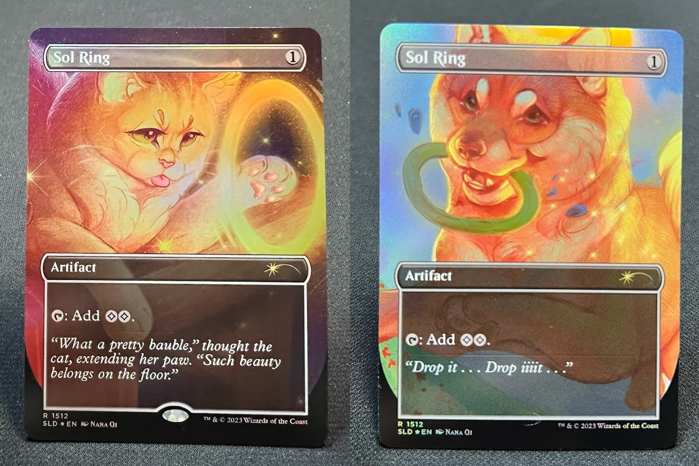 IMG_9369-1.jpg Sol Ring 1512 Foil MTG Proxy Cards - Image 1