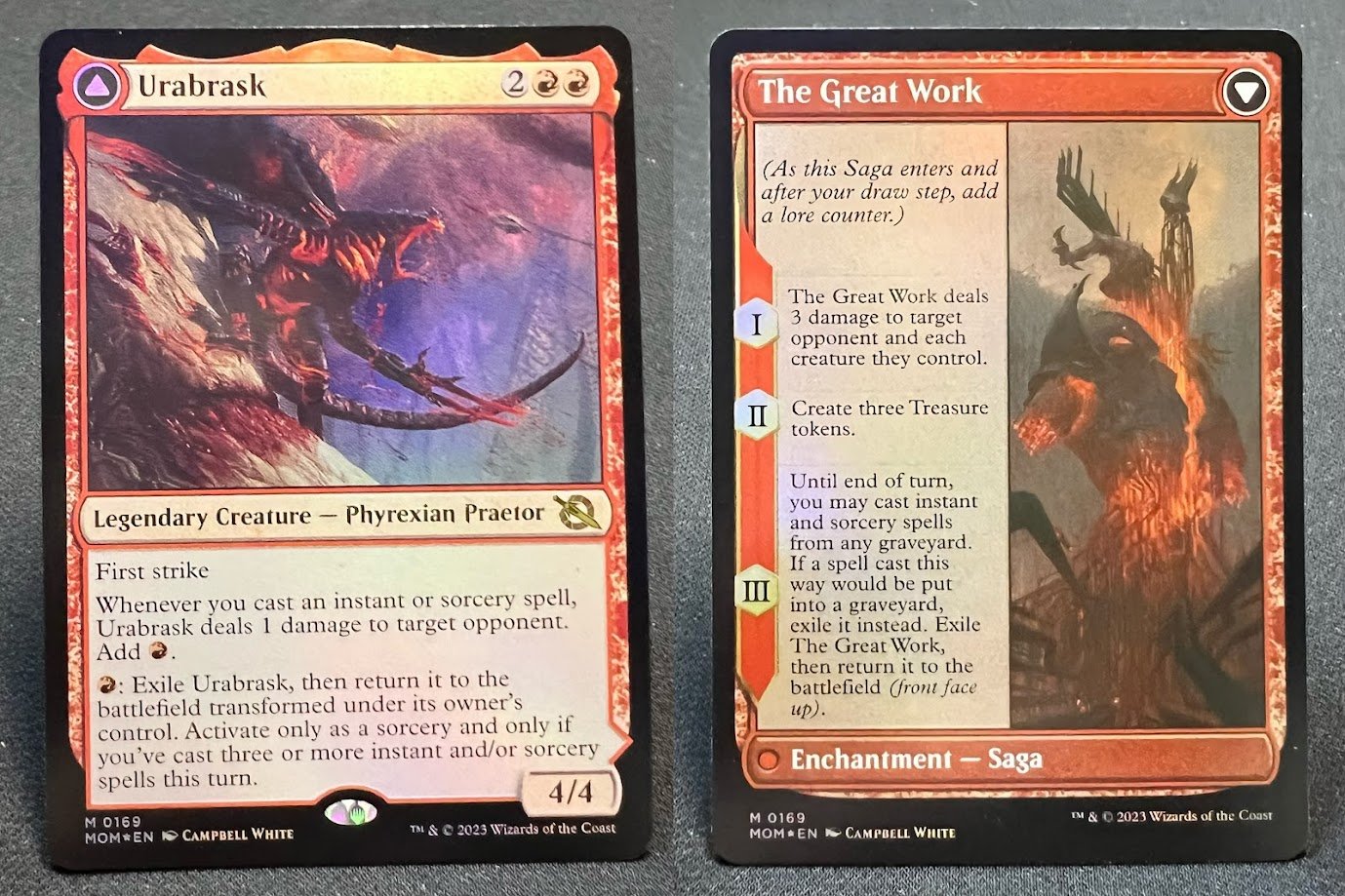 IMG_9373.jpg Urabrask #169 regular Foil MTG Proxy Cards - Image 1
