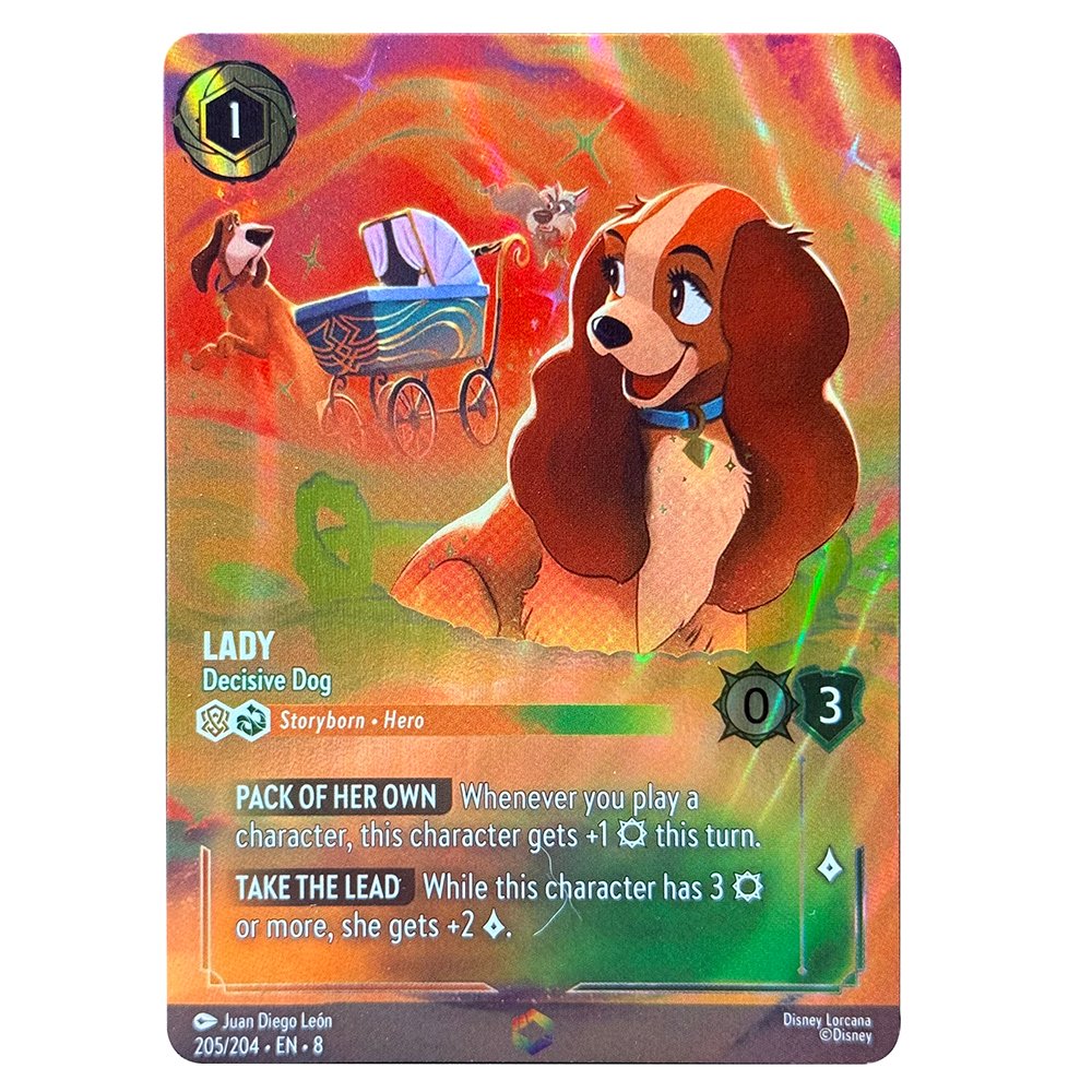 IMG_9699.jpg Lady Decisive Dog Lorcana Proxy Cards - Image 1