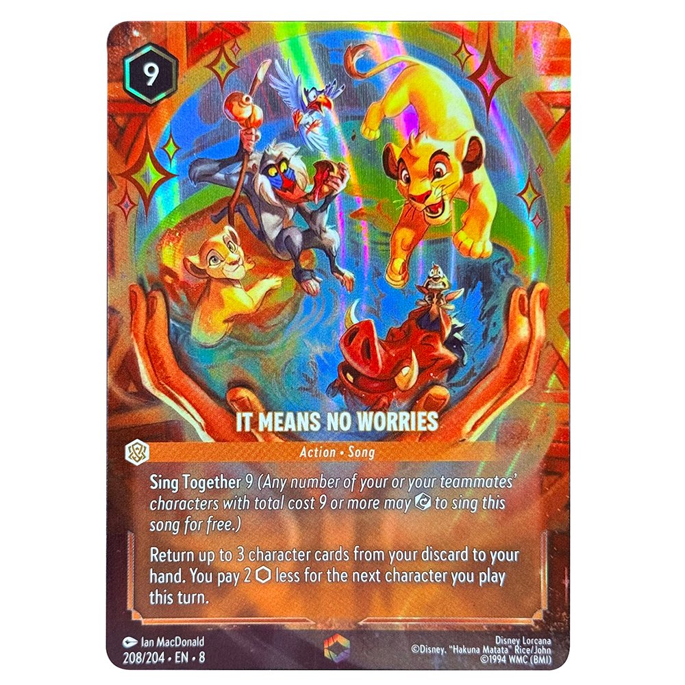 IMG_9702.jpg It Means No Worries Lorcana Proxy Cards - Image 1