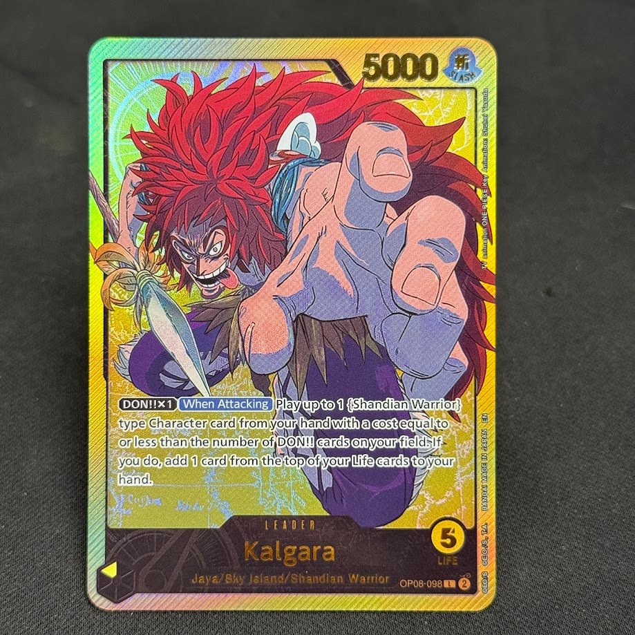 Kalgara-OP08-098.jpg Kalgara OP08-098 Gold Foil One Piece Proxy Cards - Image 1