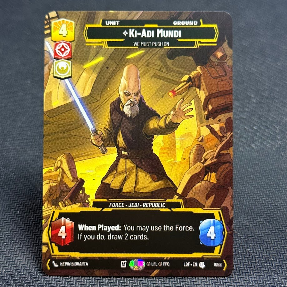 Ki-Adi-Mundi-We-Must-Push-On-1058.jpg Ki-Adi-Mundi - We Must Push On SWUDB Proxy Cards - Image 1