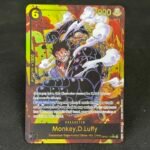 Monkey.D.Luffy OP10-118 Gold Foil One Piece Proxy Cards