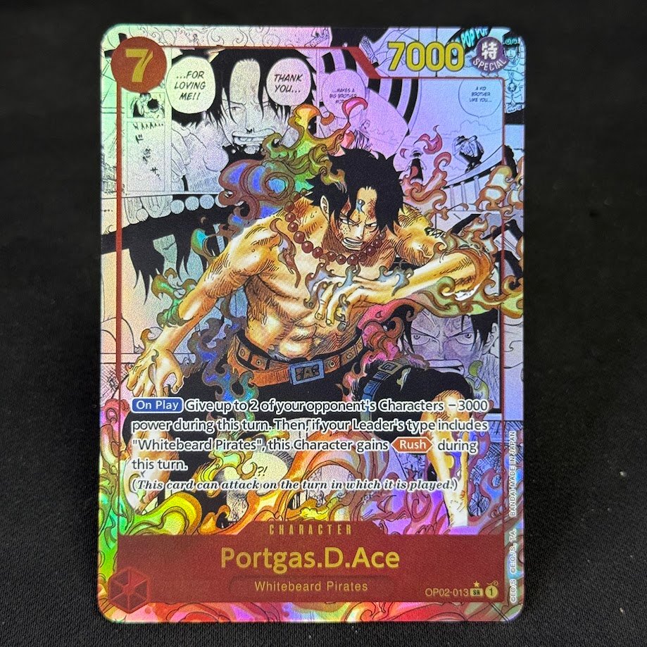 Portgas.D.Ace-Manga-OP02-013.jpg Portgas.D.Ace OP02-013 One Piece Proxy Cards - Image 1