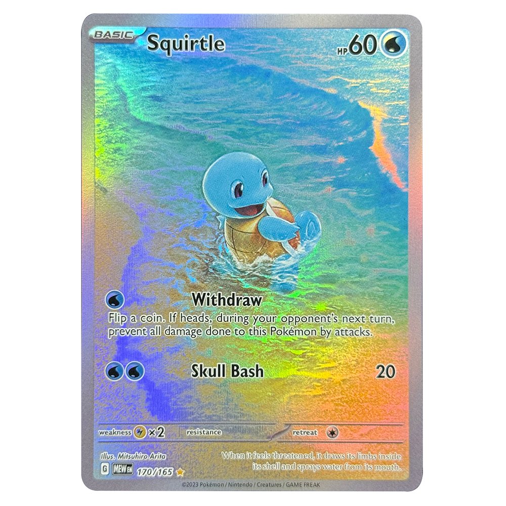 Squirtle-·-151-MEW-170.jpg Squirtle · 151 (MEW) #170 Pokemon Proxy Cards - Image 1