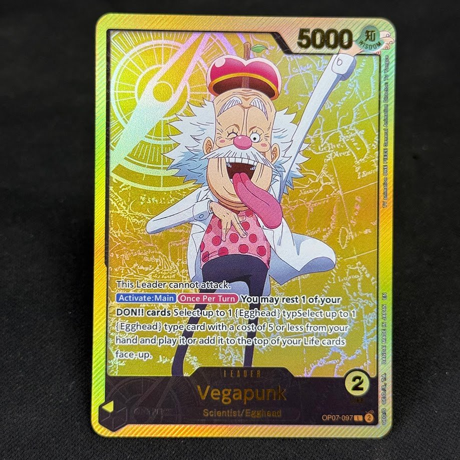 Vegapunk-OP07-097.jpg Vegapunk OP07-097 Gold Foil One Piece Proxy Cards - Image 1