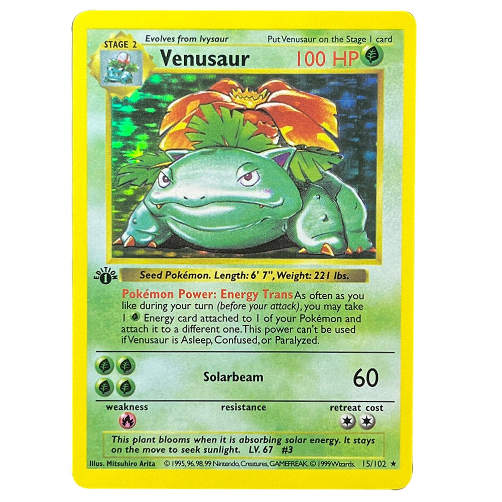 Venusaur-·-Base-Set-BS-15.jpg Venusaur Base Set (BS) 15/102 Pokemon Proxy Cards - Image 1