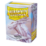 100 PCS/BOX Matte White Dragon Shield Cards Sleeves
