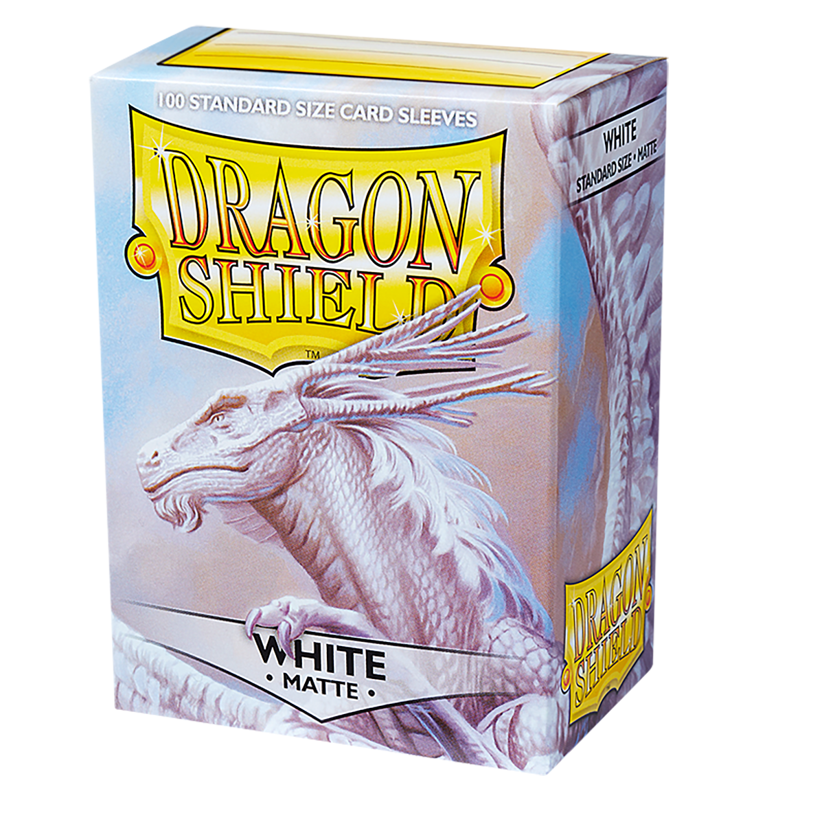 dragon-shield-matte-white-2.png 100 PCS/BOX Matte White Dragon Shield Cards Sleeves - Image 1