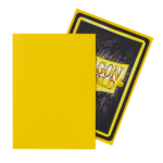 100 PCS/BOX Matte Yellow Dragon Shield Cards Sleeves - Image 3