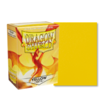 100 PCS/BOX Matte Yellow Dragon Shield Cards Sleeves - Image 2