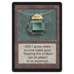 Mox Emerald Beta black border mtg proxy cards power nine