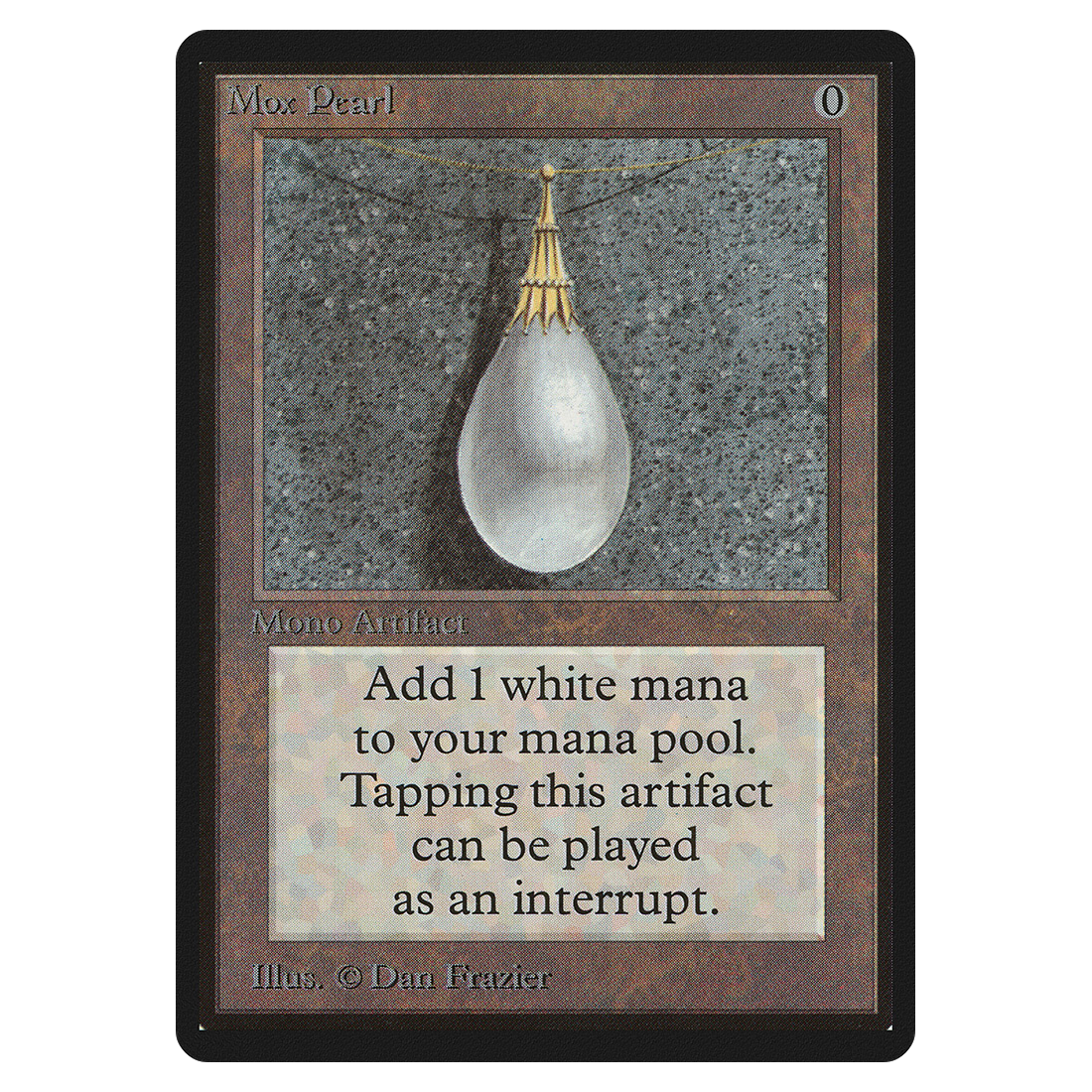 leb-264-mox-pearl.png Mox Pearl Beta black border mtg proxy cards power nine - Image 1